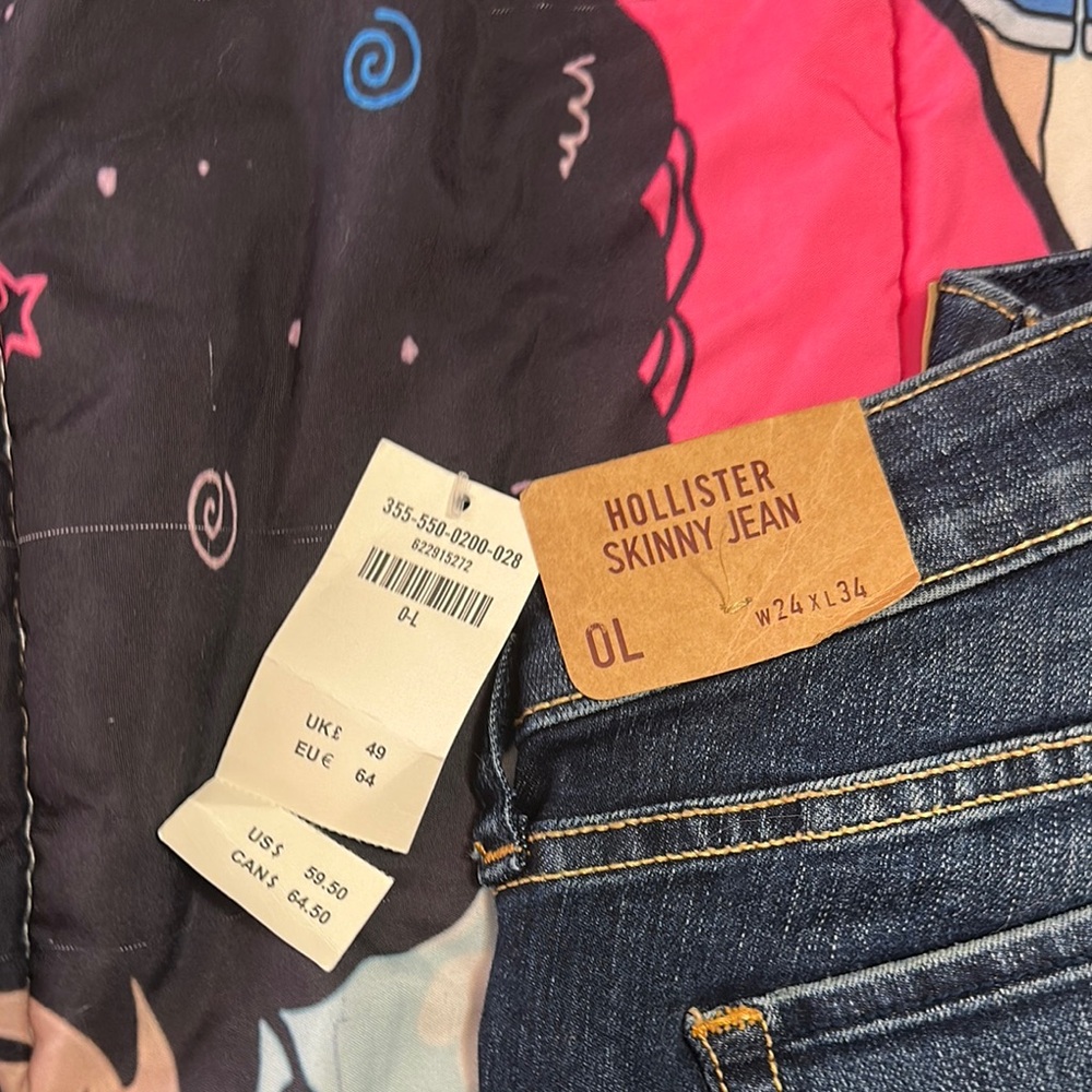 Hollister Blue Skinny Jeans Classic Denim